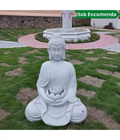 imagem de Fonte Buda Lotus 100cm - FML171