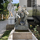 imagem do produto Fonte Casal Apaixonado em Marmore 135cm - FMP152 Escultura Romantica para Jardins de Luxo