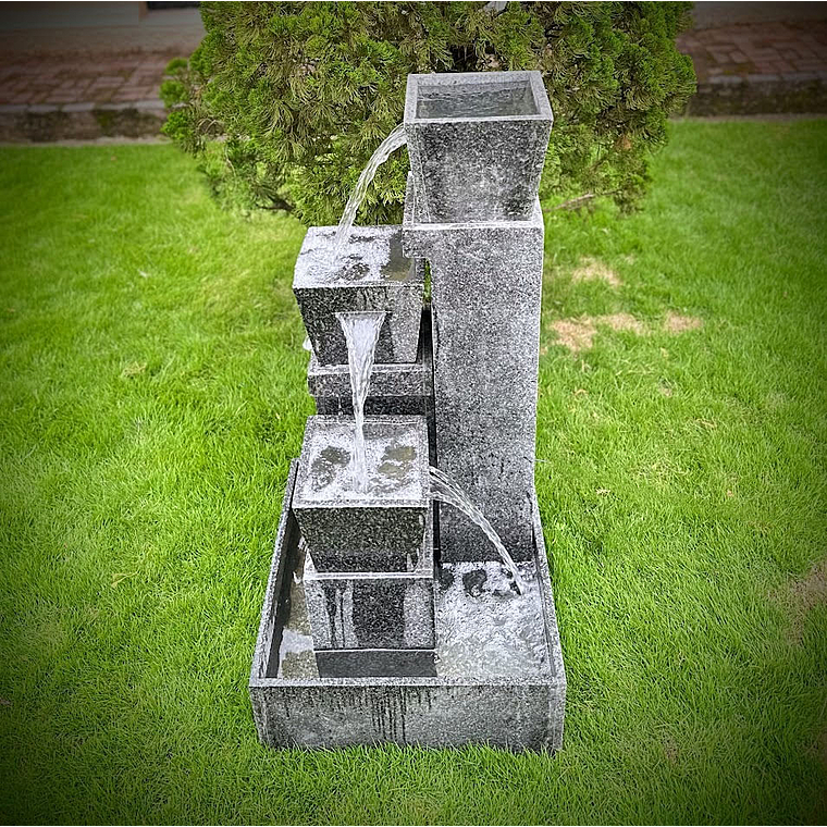 imagem do produto Fonte Cascata Contempor�nea em Granito 125cm - FMP539 Design Sofisticado
