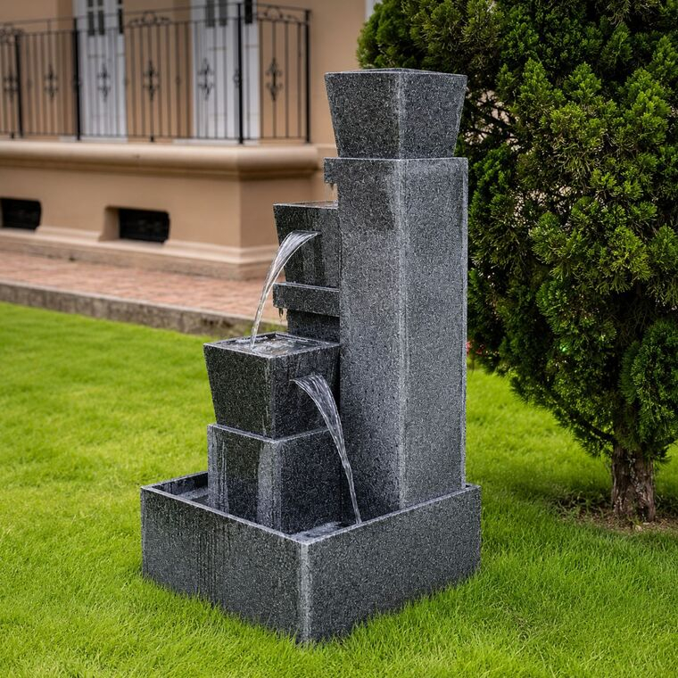 imagem do produto Fonte Cascata Contempor�nea em Granito 125cm - FMP539 Design Sofisticado