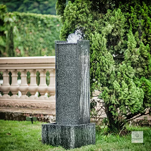 imagem de Fonte Cristal em Fluxo Granito 110cm - FMP358 Sofisticação para Jardins