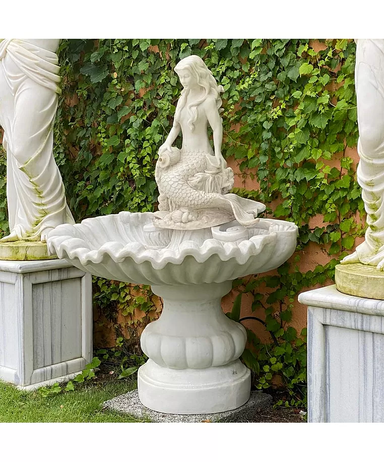 imagem de Fonte de gua Concha com Sereia 140cm - FML023