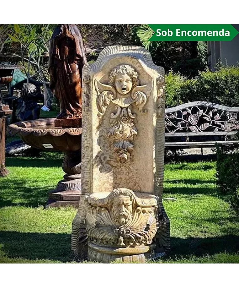 imagem do produto Fonte de Parede Alessander em M�rmore 140cm - FMP246 Sofistica��o para Ambientes Verticais