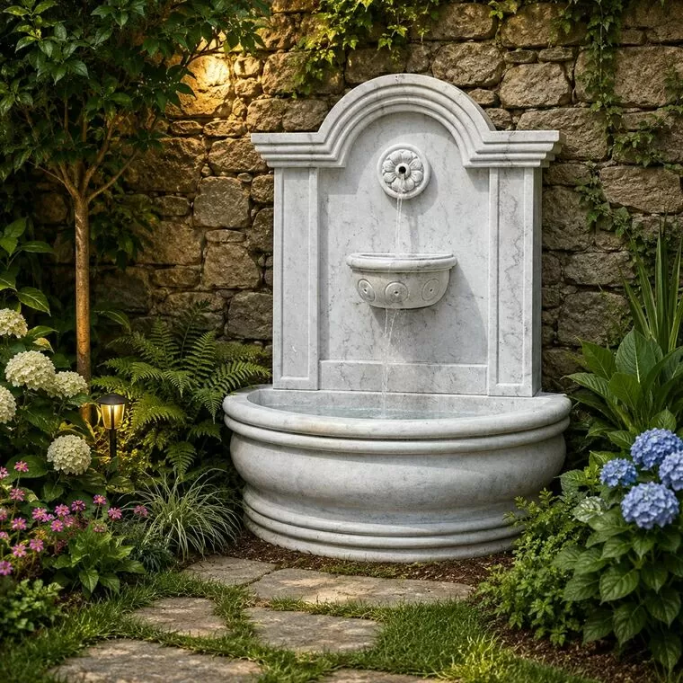 imagem do produto Fonte de Parede Altomonte em M�rmore 130cm - FMP249 Design Cl�ssico para Jardins