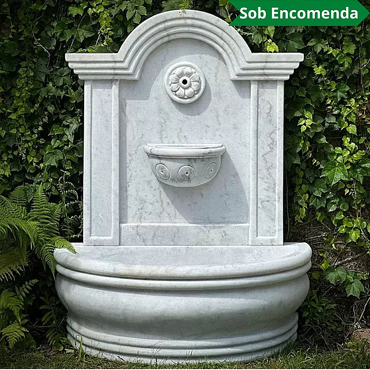 imagem do produto Fonte de Parede Altomonte em M�rmore 130cm - FMP249 Design Cl�ssico para Jardins