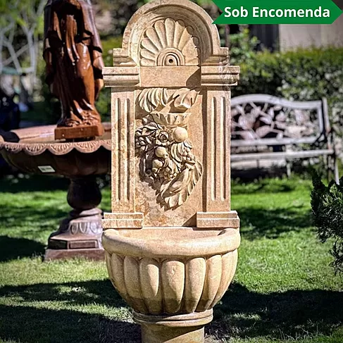 imagem de Fonte de Parede Autunno em Mármore 150cm - FMP247 Elegância Atemporal 
