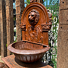 imagem do produto Fonte de Parede Cara de Le�o em Ferro Fundido 120cm - FF160 Pe�a Decorativa para Jardins