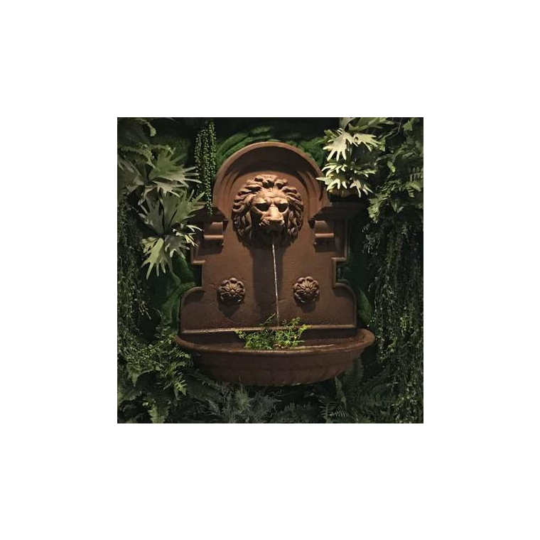 imagem do produto Fonte de Parede Cara de Le�o em Ferro Fundido 95cm - FF014 Destaque no Jardim