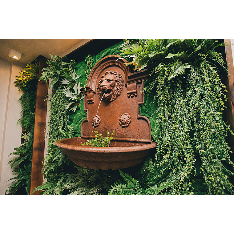 imagem do produto Fonte de Parede Cara de Le�o em Ferro Fundido 95cm - FF014 Destaque no Jardim
