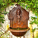 imagem do produto Fonte de Parede Face de Princesa em Ferro Fundido 120cm - FF160B Design Cl�ssico