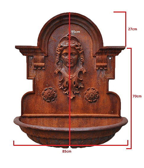 imagem de Fonte de Parede Princesa 95cm - FF015