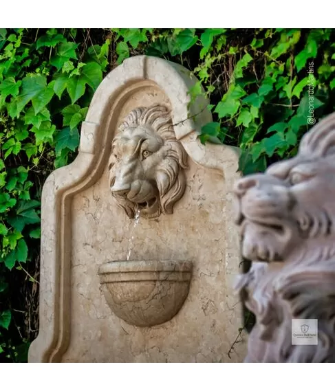 imagem de Fonte de Parede Real Luxor Mármore Egípcio 150cm FMP397 | Quinta DellArte