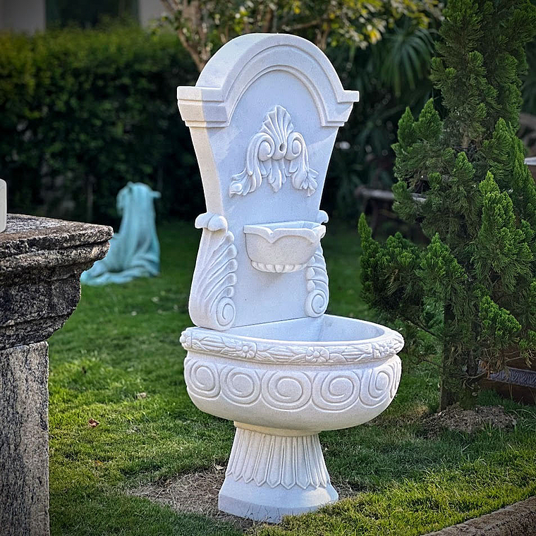 imagem do produto Fonte de Parede Varenna em M�rmore 130cm - FMP248 Sofistica��o Cl�ssica para Ambientes 