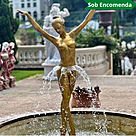 imagem do produto Fonte em Bronze Bailarina 210cm - FBZ214 Destaque Escultural para Paisagismo