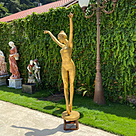 imagem do produto Fonte em Bronze Bailarina 210cm - FBZ214 Destaque Escultural para Paisagismo