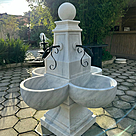 imagem do produto Fonte Estilo Franc�s em M�rmore 153cm - FMP205 Eleg�ncia Cl�ssica para Jardins