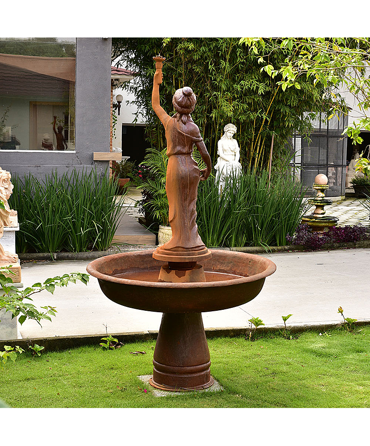 imagem do produto Fonte Lady Ferro Fundido 200cm - FF192 Sofistica��o e Impacto Paisag�stico