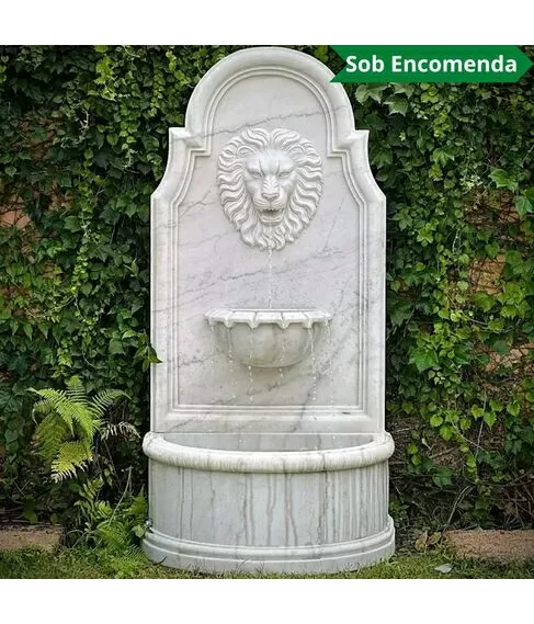 imagem de Fonte Lyon Mármore Branco 180cm - FMP371 | Elegância e Sofisticação