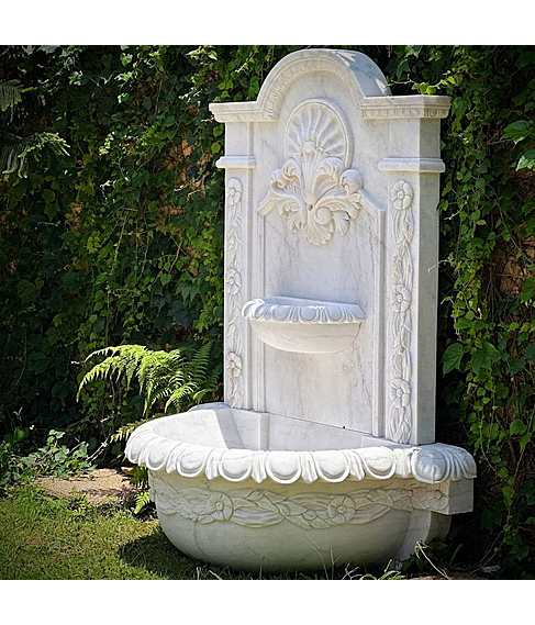 imagem de Fonte Milano Mármore Branco 160cm FMP373 | Elegância e Sofisticação