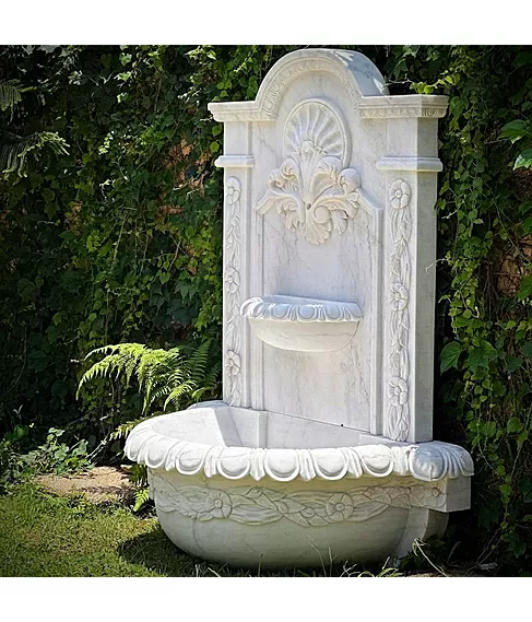 imagem de Fonte Milano Mármore Branco 160cm FMP373 | Elegância e Sofisticação