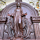 imagem do produto Fonte N.S das Gra�as em Ferro Fundido 120cm - FF215 Arte Sacra para Jardins Sofisticados