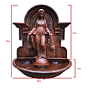 imagem do produto Fonte N.S  das Gra�as em Ferro Fundido 95cm - FF127 Arte Sacra para Jardins Sofisticados