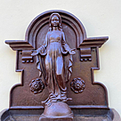 imagem do produto Fonte N.S  das Gra�as em Ferro Fundido 95cm - FF127 Arte Sacra para Jardins Sofisticados