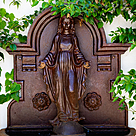 imagem do produto Fonte N.S  das Gra�as em Ferro Fundido 95cm - FF127 Arte Sacra para Jardins Sofisticados