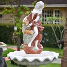 imagem do produto Fonte Ninfa com C�ntaro em M�rmore 190cm - FMP204 Eleg�ncia Cl�ssica para Jardins Luxuosos