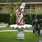 imagem do produto Fonte Ninfa com C�ntaro em M�rmore 190cm - FMP204 Eleg�ncia Cl�ssica para Jardins Luxuosos