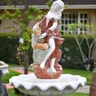 imagem do produto Fonte Ninfa com C�ntaro em M�rmore 190cm - FMP204 Eleg�ncia Cl�ssica para Jardins Luxuosos