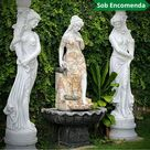 imagem do produto Fonte Ninfa de Parede em M�rmore 190cm - FMP213 Eleg�ncia para Ambientes Cl�ssicos