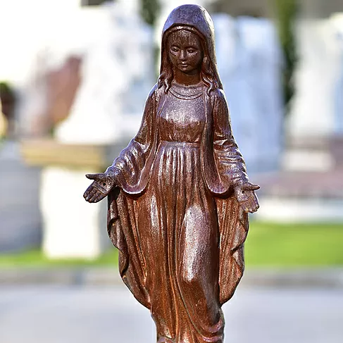 imagem de Fonte Nossa Senhora das Graças em Ferro Fundido 140cm - FF195 Elegância Clássica 