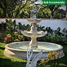 imagem do produto Fonte Ornamental de Jardim Estilo Cl�ssico M�rmore Branco - FMP199