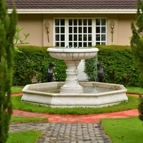 imagem de Fonte para Jardim Real de Mármore Natural 140cm - FMP405
