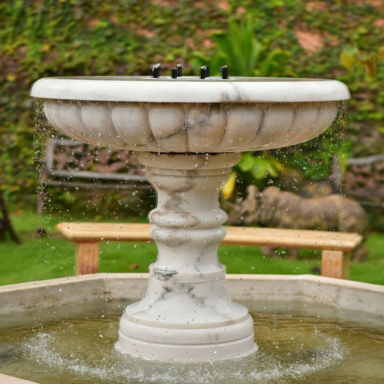 imagem do produto Fonte para Jardim Real de M�rmore Natural 140cm - FMP405
