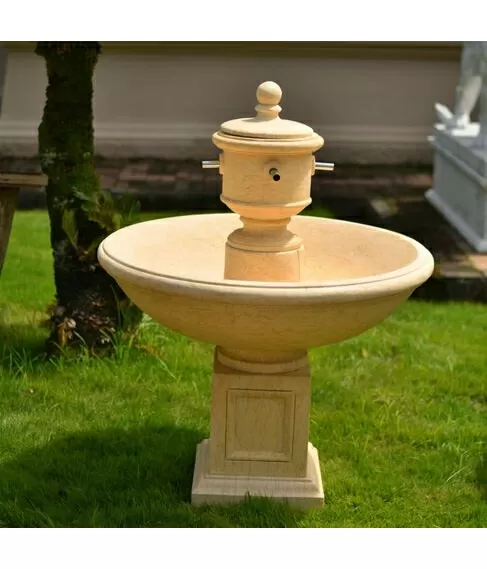 imagem de Fonte Parisienne em Mármore Egípcio 120cm FMP419  Estilo Clássico para Jardins Sofisticado