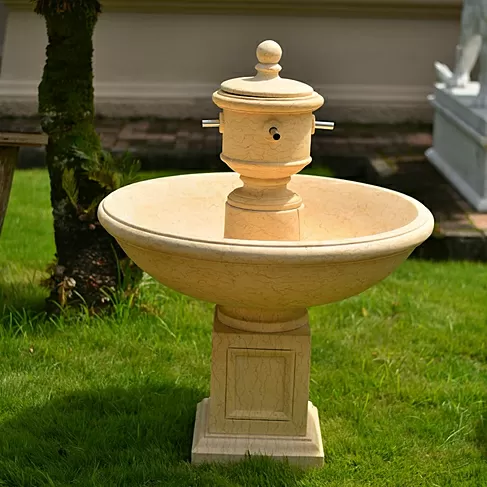 imagem de Fonte Parisienne em Mármore Egípcio 120cm FMP419  para Jardins Sofisticado