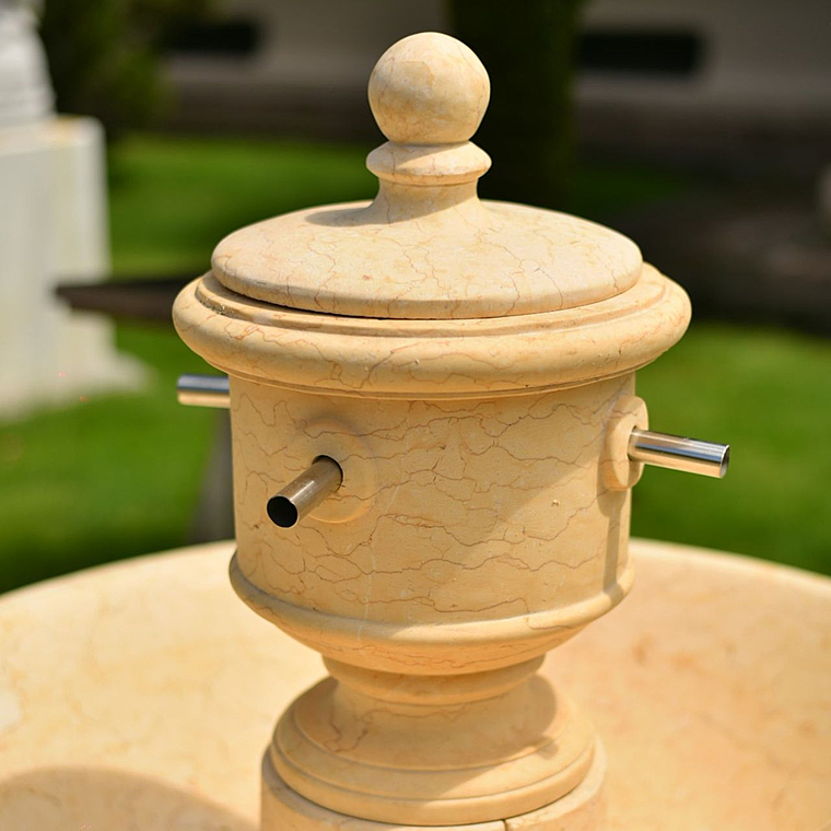 imagem do produto Fonte Parisienne em M�rmore Eg�pcio 120cm FMP419  para Jardins Sofisticado