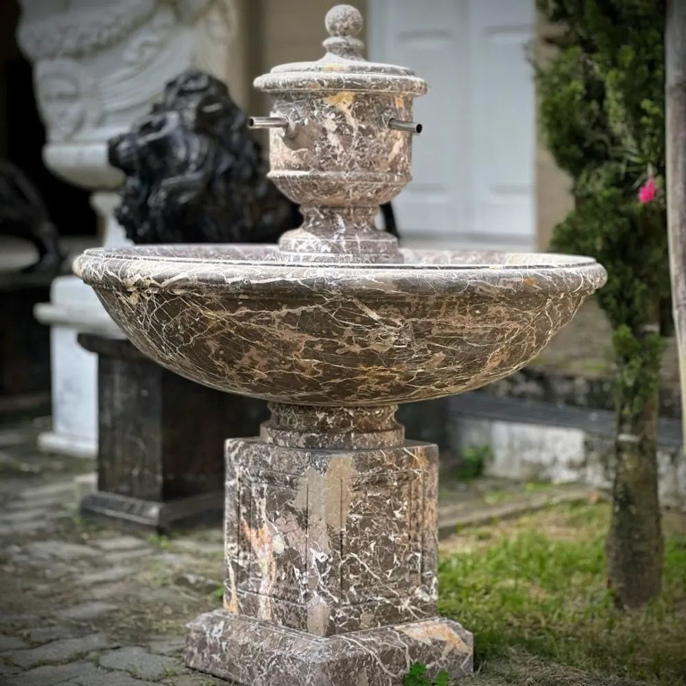 imagem de Fonte Parisienne Mármore Marrom 120cm - FMP367 Elegância e Sofisticação