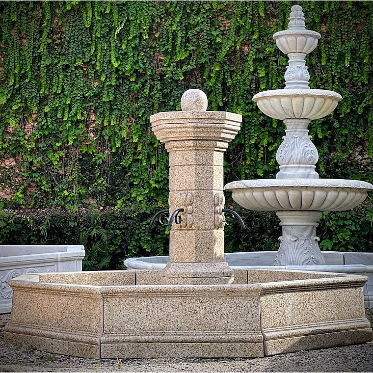 imagem do produto Fonte Proven�al esculpida no Granito 140cm - FMP385 Estilo Cl�ssico