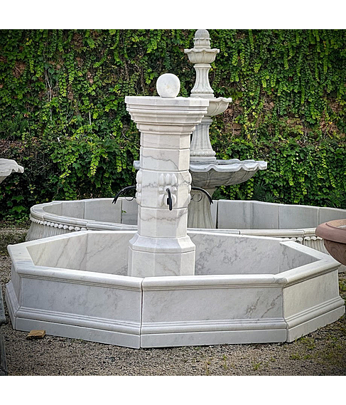 imagem de Fonte Provenal Mrmore Branco 140cm - FMP383