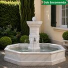 imagem do produto Fonte Proven�al M�rmore Branco 140cm - FMP383 Eleg�ncia e Sofistica��o