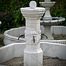 imagem do produto Fonte Proven�al M�rmore Branco 140cm - FMP383 Eleg�ncia e Sofistica��o