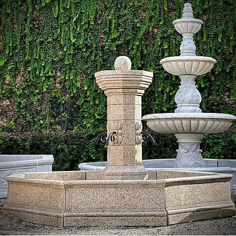 imagem de Fonte Provençal Mármore Granito 140cm - FMP385 Estilo Clássico e Refinado