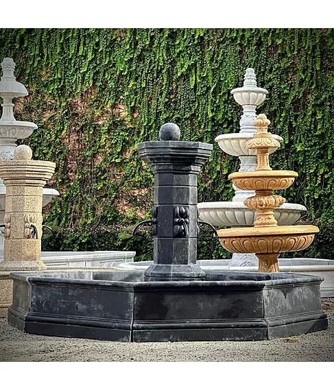 imagem de Fonte Provençal Mármore Preto 140cm - FMP384