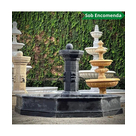 imagem do produto Fonte Proven�al M�rmore Preto 140cm - FMP384 Jardins Sofisticados
