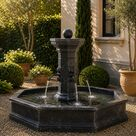 imagem do produto Fonte Proven�al M�rmore Preto 140cm - FMP384 Jardins Sofisticados