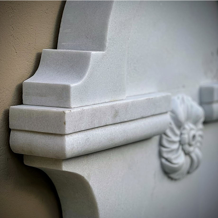 imagem do produto Fonte Provence em M�rmore Branco 169cm - FMP376 Eleg�ncia Cl�ssica 