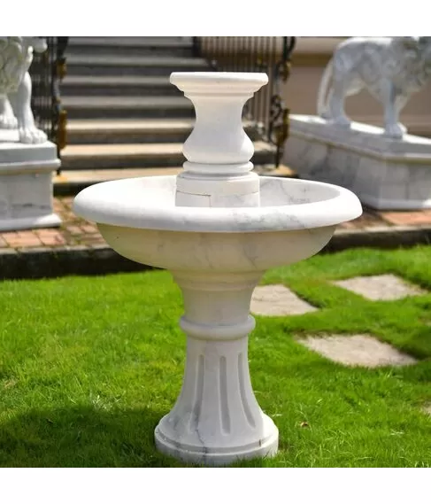 imagem de Fonte Riviera para Lago em Mármore 120cm - FMP415 Sofisticação para Projetos Paisagísticos